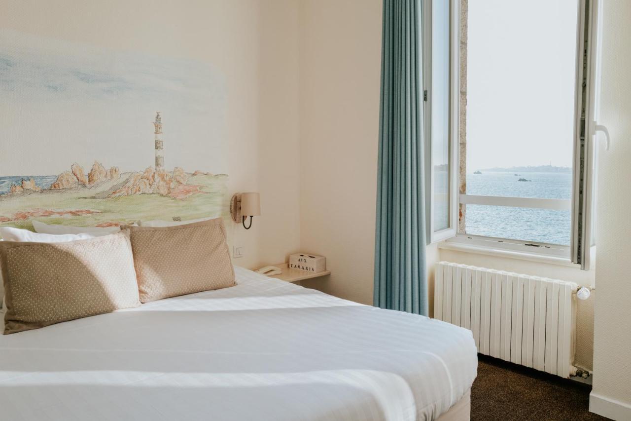Hotel Aux Tamaris - Vue Mer Roscoff Luaran gambar